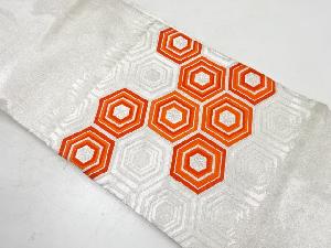 重ね亀甲模様織り出し名古屋帯